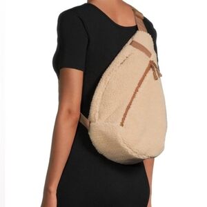 NEUTRAL No Boundaries Hands-Free Sherpa Double Zip Sling Bag